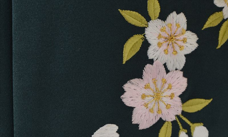 卒業袴［辛子色/椿］