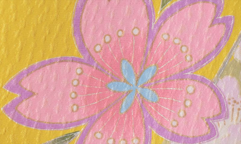 卒業袴［黄色/桜］