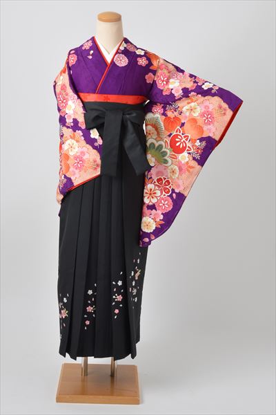 卒業袴［紫/和モダン］