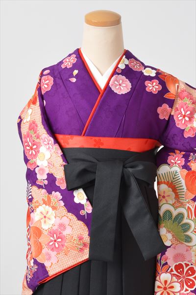 卒業袴［紫/和モダン］