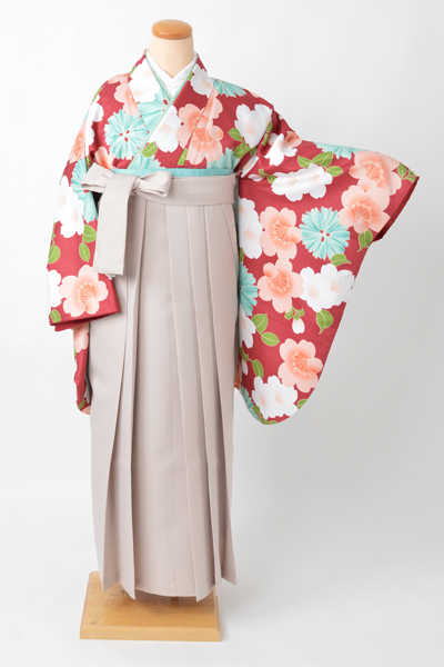 卒業袴【ヒロミチ・ナカノ　濃紅梅色LL】