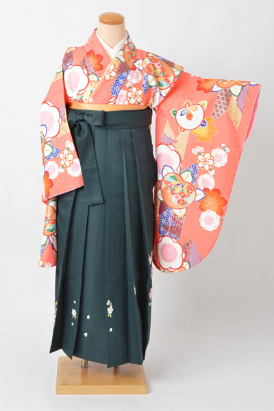 卒業袴【梅重ね色・橘】
