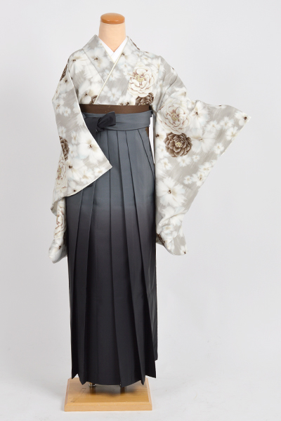 卒業袴[紅一点・牡丹]