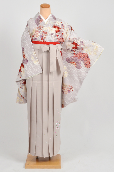 卒業袴[九重・松にねじり梅]