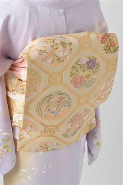 訪問着（淡い藤色）