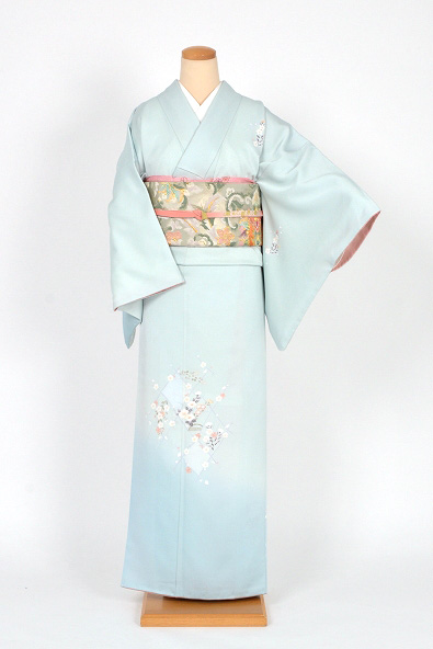 色留袖[灰桜色/松竹]