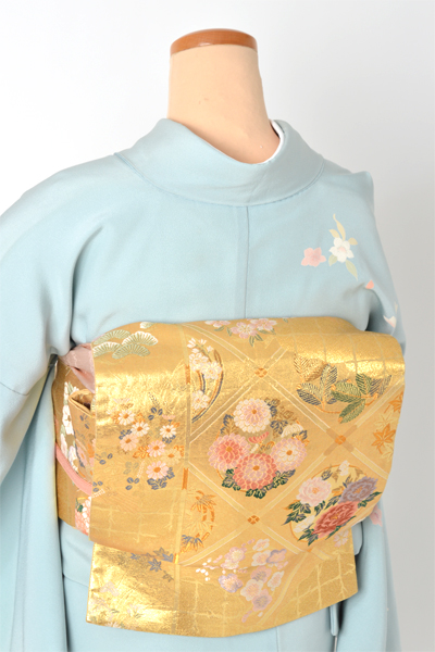 訪問着(淡いブルー)