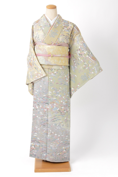 訪問着[四季花・茶屋辻]