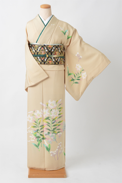 訪問着【加賀友禅・百合】