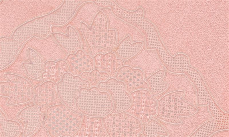 色無地(単衣・サーモンピンク)