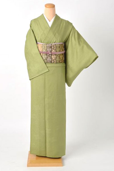 色無地(単衣・抹茶色)