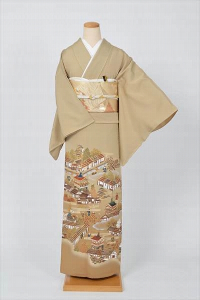 色留袖（単衣）