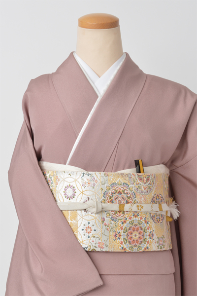 色留袖[京藤色/源氏物語]