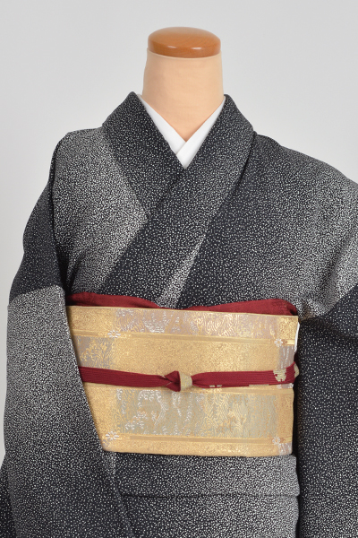 小紋[大小あられ×袋帯]