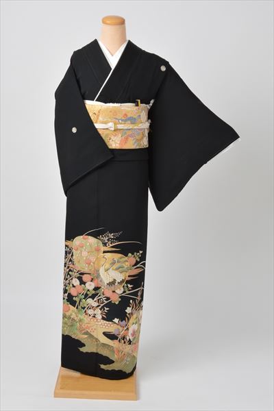 黒留袖（二羽の鶴）