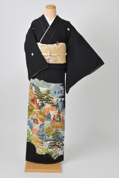 黒留袖（加賀友禅）