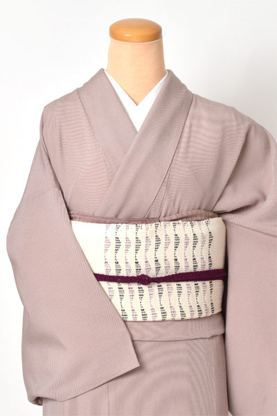 小紋[梅鼠色/縞]