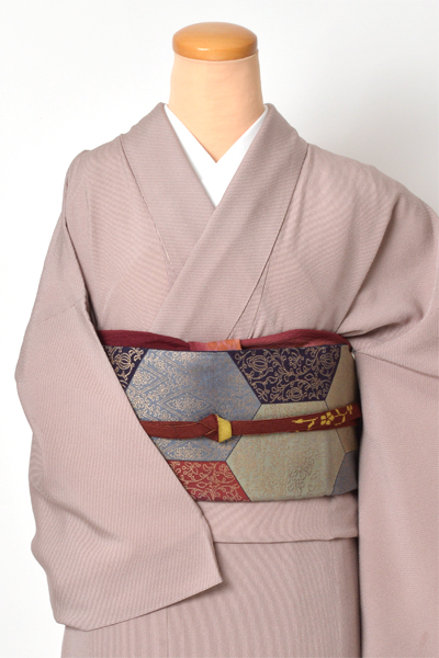 小紋[梅鼠色/縞]