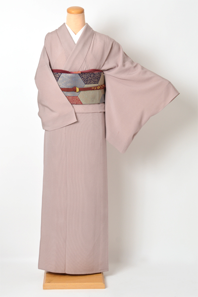 小紋[梅鼠色/縞]