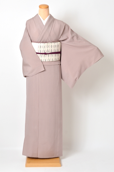 小紋[梅鼠色/縞]