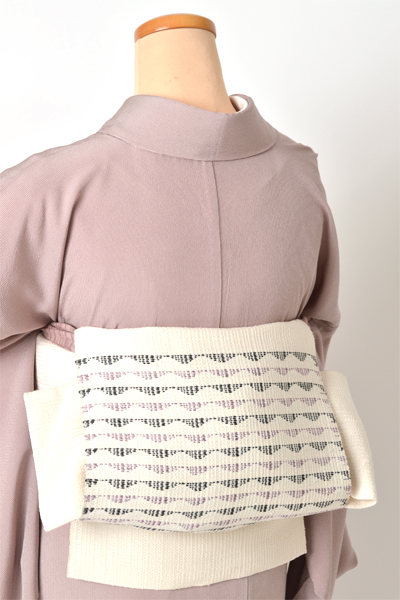 小紋[梅鼠色/縞]