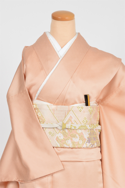 色留袖[単衣・朱華色]