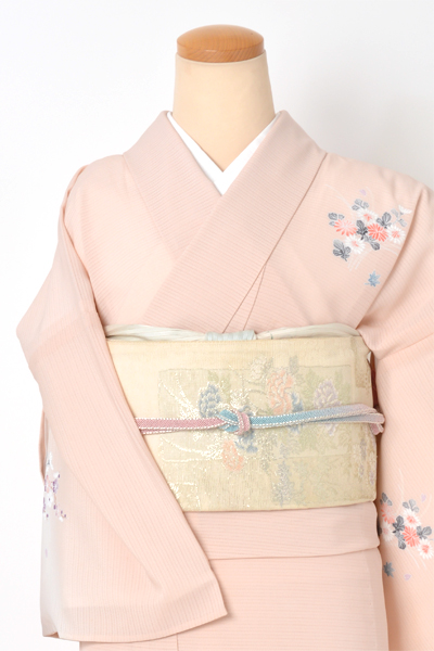 夏物(ピンク地・あずき色)