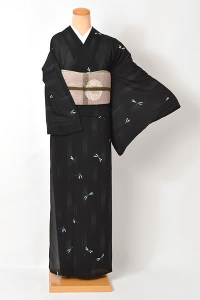 夏物(小紋ポリ・名古屋帯)