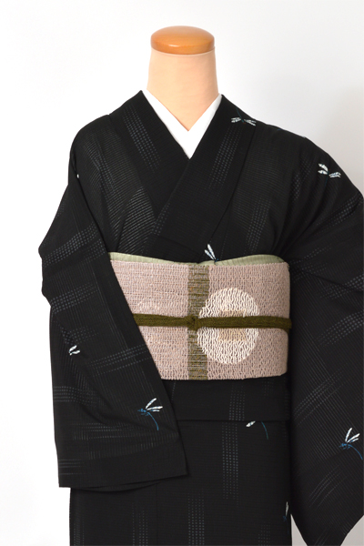 夏物(小紋ポリ・名古屋帯)