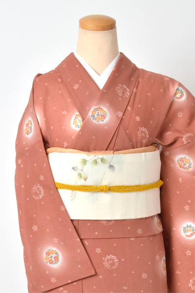 夏物(正絹小紋・名古屋帯)