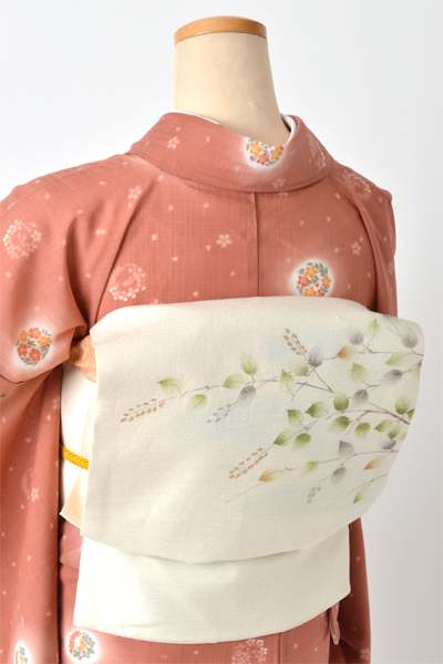 夏物(正絹小紋・名古屋帯)