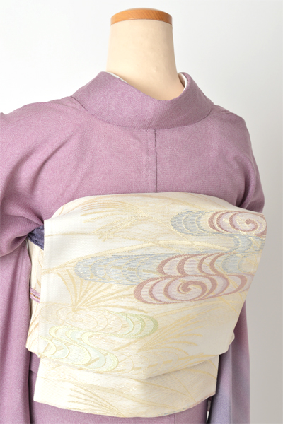 江戸小紋[藤色/鮫小紋]