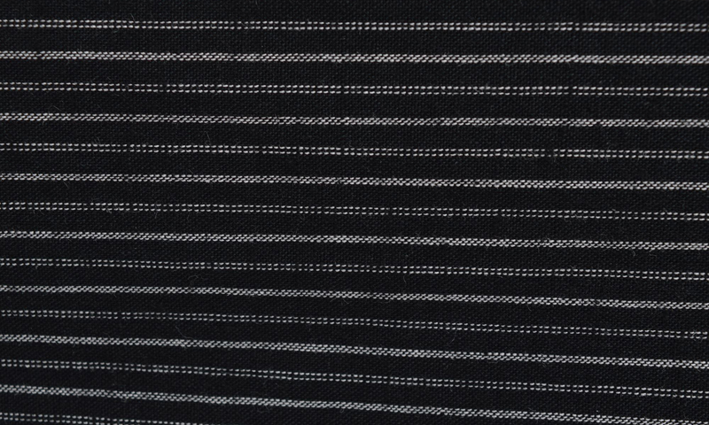 浴衣[161-169cm]（黒地・縞）