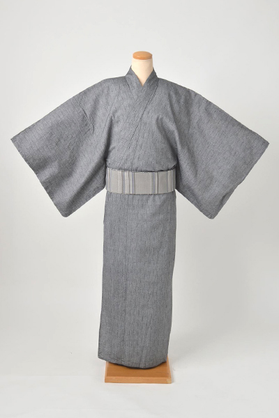 浴衣[172-180cm]（グレー地）