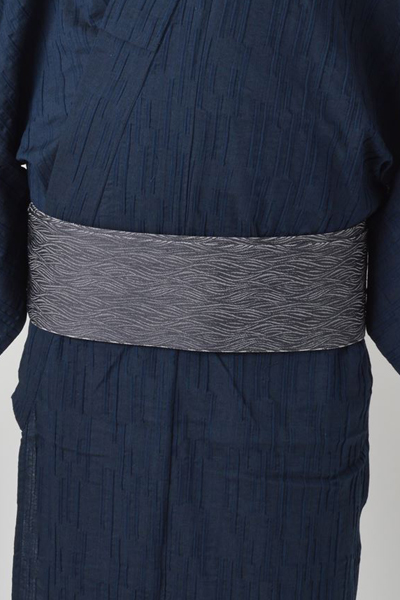 浴衣[164-172cm]（紺地・ストレッチタイプ）