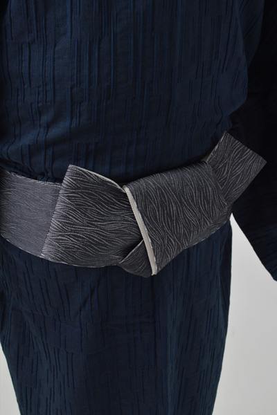 浴衣[164-172cm]（紺地・ストレッチタイプ）