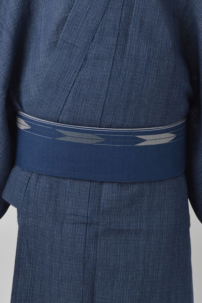 浴衣[172-180cm]〔紺地・縞〕