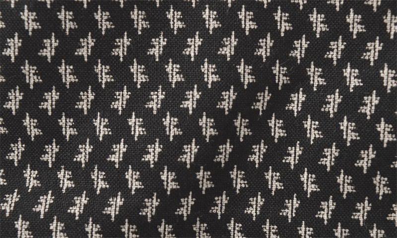 浴衣［166-174cm］黒地に幾何学模様