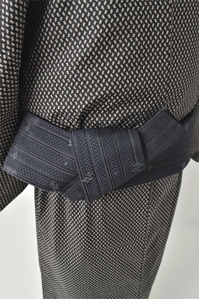 浴衣［166-174cm］黒地に幾何学模様