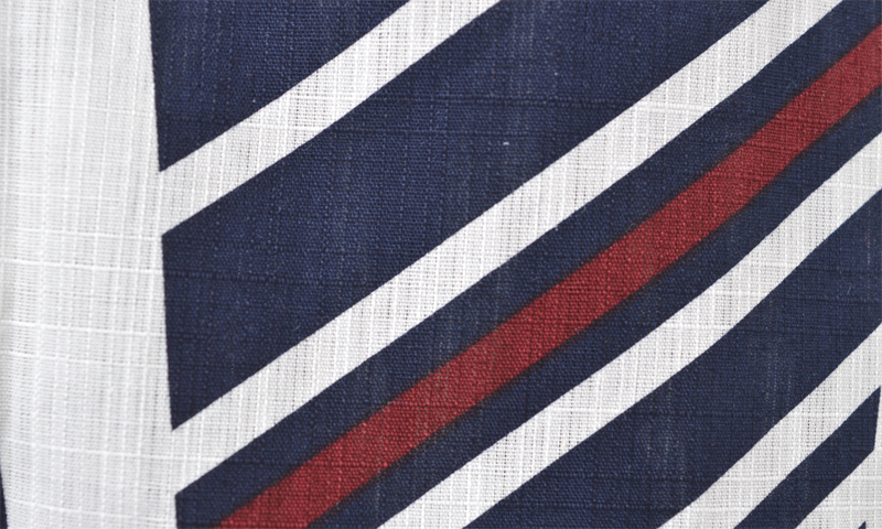 浴衣［164-172cm］紺、白の幾何学模様