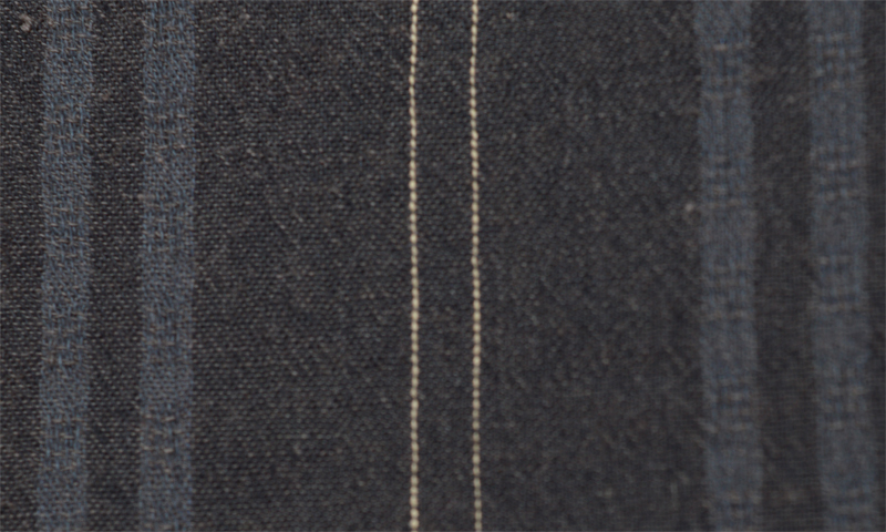 浴衣［Lサイズ170〜175cm]　灰黒に縞模様