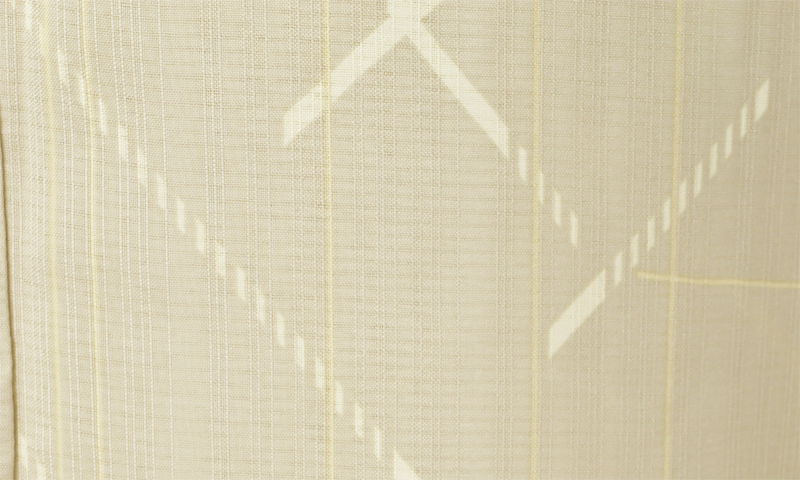 浴衣[170-178cm枯葉色・ちぎれ格子]