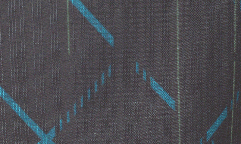 浴衣[175-184cm・黒色・ちぎれ格子]