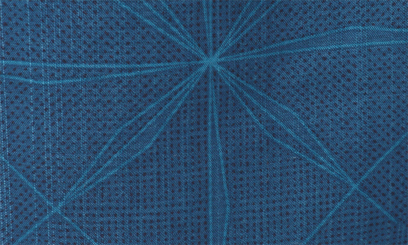 浴衣[175-183cm・青色ちぎれ格子]