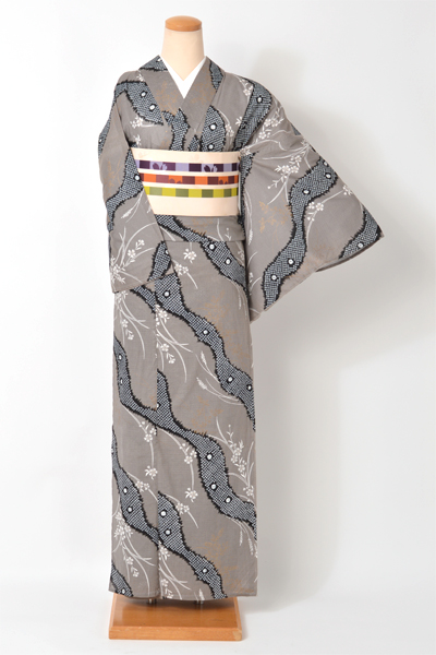 着物風浴衣(綿絽・名古屋帯)