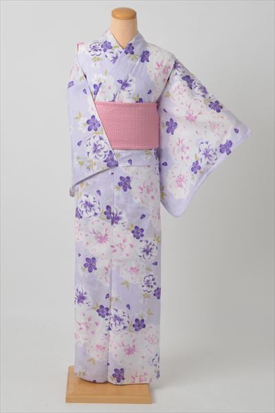 浴衣(薄紫・小花)
