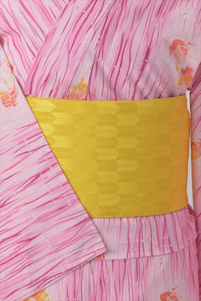 浴衣(ピンク・金魚)