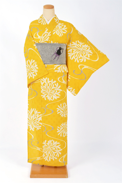 浴衣【vivi sienne黄色・セットコーデ】