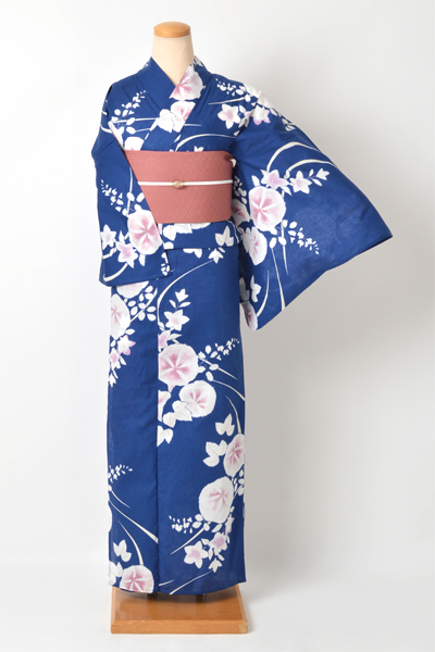 浴衣[青色/朝顔]