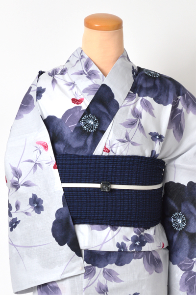 浴衣[淡紫/水墨画風/トールサイズ]